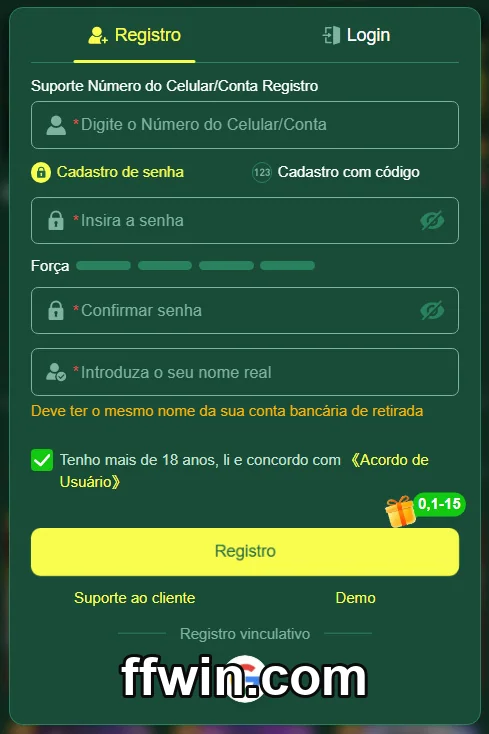 Jogador explorando slots populares na ffwin.com